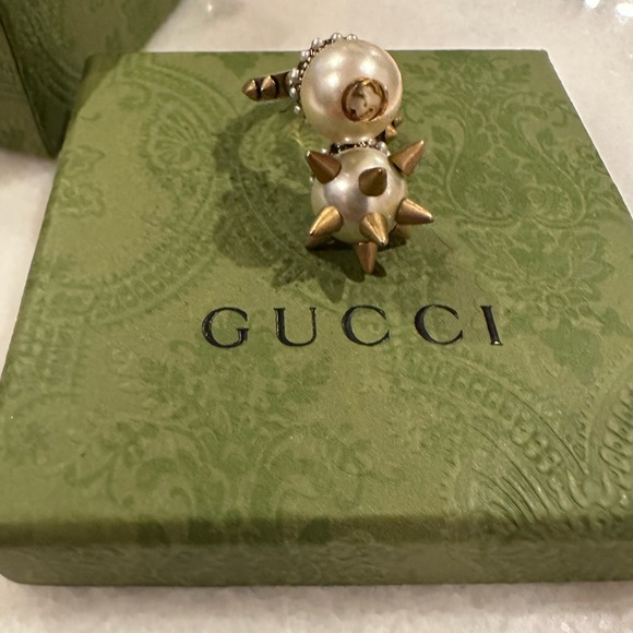 Ring Gold-Tone Metal & Faux Pearl - Picture 5 of 14